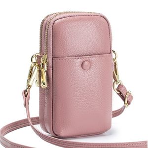 Sattel Umhängetasche Frauen Leder Crossbody Tasche Einfache einfarbige Flap Messenger Bag Designer Handtaschen Beutel Mädchen Brieftaschen