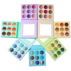 Eye Shadow Wholesale Eyeshadow Matte Make Up Palette Private Shimmer Pearlescent Rainbow Custom Vegan Makeup DIY 9 Color 230718