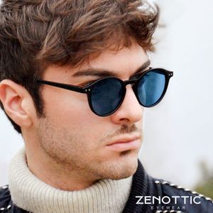 Occhiali da sole ZENOTTIC Retro Polarizzati 2023 Uomo Donna Vintage Piccola montatura rotonda Occhiali da sole Lenti UV400 Occhiali Shades 230718