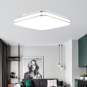 Lampki sufitowe AC 220V LED żyrandol Light Square 42W sypialnia kuchenna Runda 48 W Dimmable 3 Kolor Codzienne oświetlenie wystrój domu 2023