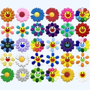 Shoe Parts Accessories Charms For Clog Decoration Cute Sunflower Premium Quality Kids Boys Girls Teens Men Women And Adts Drop Delive Ot6Wy