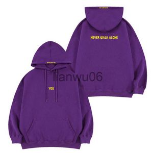 Womens hoodies tröjor Kpop Bann Boys Jimin Model berättar om sin erfarenhet Kvinnor Hoodie Kvinna Kpop Clothing Overdimensionerade koreanska Harajuku Y2K Aestheti J230718