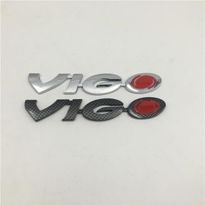 Car Styling Per Toyota Hilux Vigo Portellone Emblema Tronco Posteriore Logo Distintivo Targhetta Nero Carbonio Argento269V