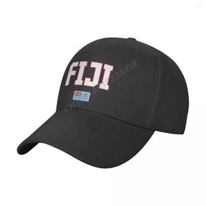 Ball Caps Baseball Cap Fiji Flag Wild Sun Shade Peaked Adjustable For Men Women Print