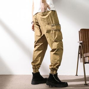 Mensbyxor Commodity Pants for Mens Spring och Autumn Casual Street Clothing Intelligent Fashion Ankle Längd 9 Byxor Japansk stil 230718