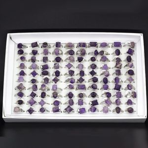 Mix Lot Women Rings Natural Stone Rings For Natural Stone Collection Lovers 20pcs Whole Party gift229v