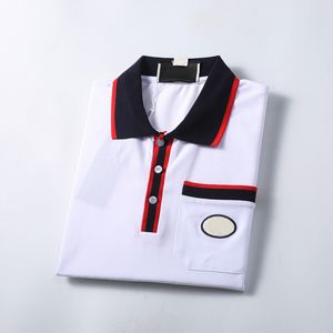 23SS Designer koszule polo Men Polos Casual Mens T Shirt Druku