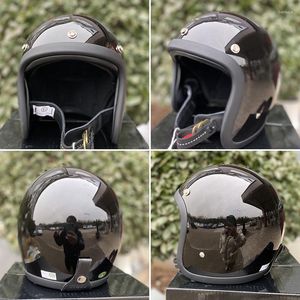 Hełmy motocyklowe orygineCocascos Japan vintage styl otwarty kask hełm retro z włókna szklanego jazdy na casco moto capacete krop