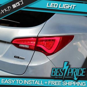 IX45 Taillights Santa FE 2013 Leal Light DRL Turn Signal Brake Reverse Auto Accessories LEDの照明システムAKDカースタイリング