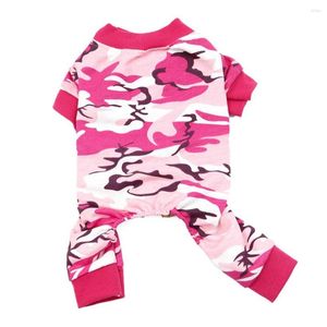 Roupa para cachorro Macacão Macio Gato Cachorrinho Pijama Camuflagem Pet Camisola T-Shirt Para Roupas Pequenas Roupas