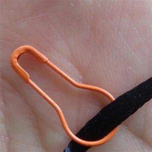 1000 Stück altmodische Sicherheitsnadel, 22 mm, messingorange Farbe, Birnennadel, gut für Ihre DIY-Bastelarbeiten, Hängeetiketten, 262 m