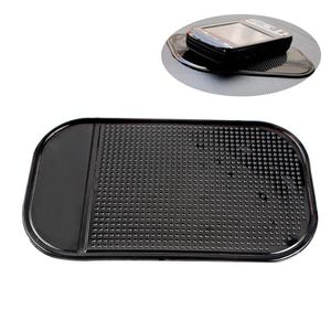 3st. Lot Black Plastic Foam Non Slip Dash Mat Sticker Dash Silicone Car Mat Dashboard Sticky Pad For Phone GPS #HP261V