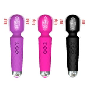 adult sex toy for woman Portable AV Wand 20 Modes Vibration Mini Massager Rechargeable Waterproof Masturbator adult toy