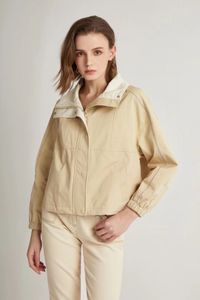 여자 외부웨어 재킷 럭셔리 브랜드 디자이너 폭격기 재킷 겨울 재킷 여자 숙녀 다운 코트 여성 블라우스 코트 23 이른 가을 새로운 가죽 짧은 자켓
