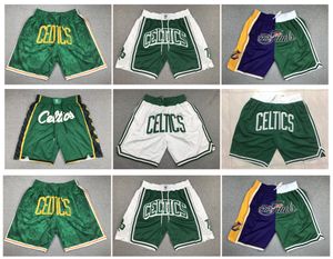 Celtices Basketball Short Bostons Hip Pop Running Spodni z szwanym zamkiem błyskawicznym Czerwony Czerwony Biały rozmiar S-XXL