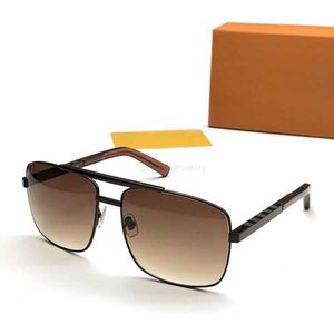 Classic Attitude Sunglasses For Men Women Square Frame V Designer Sunglasses Unisex UV400 Protection Gold Plated Glasses Frames Eyewear Lunettes Come With Box 14YD