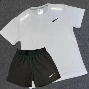 Tech Wool Designer-Trainingsanzug, Hemd-Shorts, zweiteilig, für Herren und Damen, Fitness-Druck, schnell trocknend, atmungsaktiv, Basketball-T-Shirt, asiatische Größe M-3XL