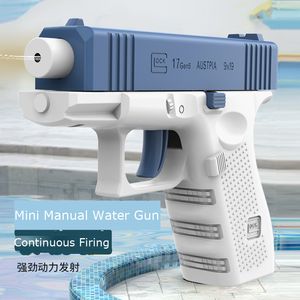 Sand Play Water Fun Mini Manual Gun Gloves Summer Swimming Games Toys Continuous Shooting Outdoor 230718