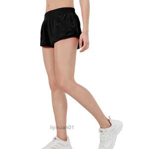 LULULEMEN WOMENS YOGA SHORTS FIT ZIPPER FICK HÖG RISE Snabbt torrt Lulus Lemon Womens Train Kort Löst stil Andningsgym Kvalitetsigners 878K