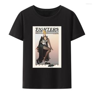 Męskie koszulki King of Fighters Game Postacie plakat Y2K T-shirty Anime Style Styl Wygodny Camisa Summer Tshirt Camiseta Hombre Cool