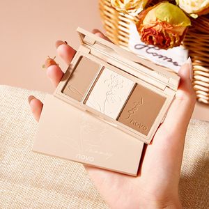 Eye Shadow NOVO 3 Color Contour Highlight Easy Makeup Brighten Up The Face Matte Nose Threedimensional 230617