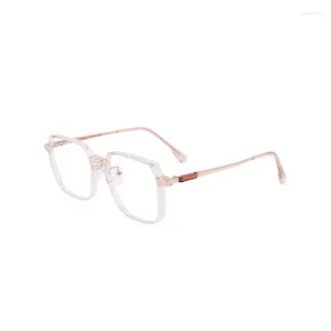 Solglasögon Anti Blue Light Glasses Ultra Candy Color Big Square Transparent TR Frame For Women Men Computer Eye Protection SPELALES