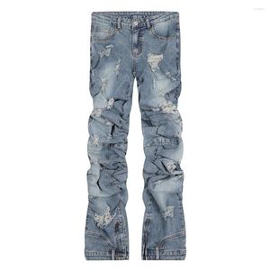 Jeans feminino desgastado, lavado, rasgado, jeans, para mulheres, calças masculinas góticas, streetwear, desfiado, estético, roupas de inverno, roupas grunge