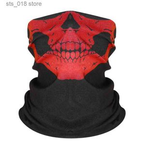 Bisiklet Kapakları Maskeler Erkekler Balaclava Mask Sihirli Yürüyüş Eşarp Tüpü Açık Mekan Balıkçılık Kampı Motosiklet Bisiklet Bandana Boyun Isıtıcı Askeri Ekipman T230718