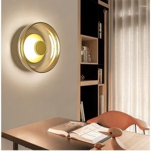 Lampada da parete Nordic Led Wood Penteadeira Aplique Luz Pared Light Lustre Lampada Camera Beside Dinging Room