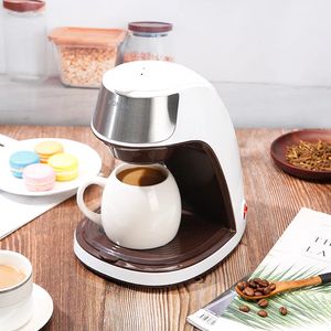 Konka Ev Ofisi Özel Kahve Makinesi Otomatik Daman Make Brew Çay Tozu Ücretsiz Seramik Bardak