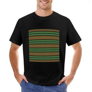 Men's Polos Circle Pattern T-Shirt Vintage T Shirt Tee Oversized Mens Graphic T-shirts Funny