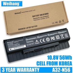 5200MAH Kore Hücre Weihang A32-N56 ASUS A31-N56 A32-N56 A33-N56 N46 N46V N46VM N46VZ N56 N56V N56VM N56VZ N76V N76V228G