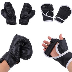 Protective Gear Children'S Boxing Gloves Half Finger Breathable Taekwondo MMA Sanda Training Gloves Karate Muay Thai Boxing Training Accessories HKD230718