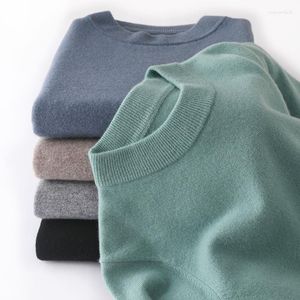 Men's Sweaters Half High Collar Wool Sweater Casual Cashmere Knitted Long Sleeved Soft And Skin Pullover Autumn