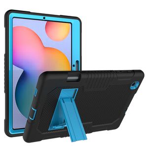 Tablett PC -fall för Samsung Galaxy Tab S6 Lite 10.4 P613 P619 P610 P615 S6Lite Barn Hållbar försvarare Kickstand Cover med blyertspår