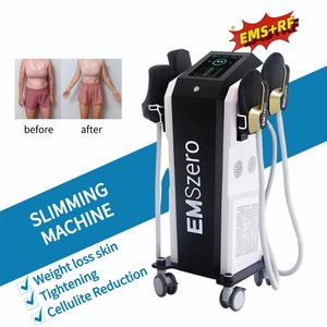 EMT EMS Body Slimming Shaping Estimulador muscular eletrônico 4 alças Ems Neo RF Slim máquina de escultura muscular