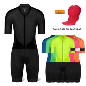 Cykeltröja sätter Mens Triathlon Outdoor Mtb Women Cykel Skinsuit Sports Suit Ciclismo Clothes Jumpsuit 230717