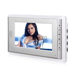 Outros interfones Controle de acesso Tela LCD colorida de 7 polegadas Interfone mãos livres de 2 vias Vídeo porteiro Monitor de campainha Monitor com fio Suporte Monitoramento Desbloqueio Intercom x0718