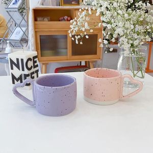 Caffettiere coreano INS Splash Ink Wave Dot Mug Milk Ceramic Cup Accessori Ufficio Coppie all'ingrosso