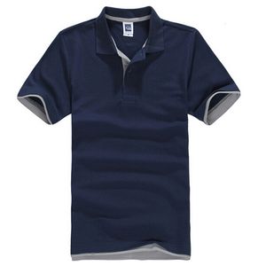 Polo da uomo Polo da uomo di marca Maglietta a maniche corte in cotone traspirante Maglie Golftennis Plus Size XXXL Tee Tops Abbigliamento 230718