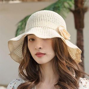 Berets Flower Women Fisherman Hat Sunscreen Paname Hats Bucket Fashion For Women | Для девочки | Лето | Пляж | Рыбалка | Путешествие