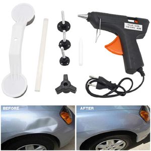 Bilkroppsfärgfri Dent Reparationsverktyg Set Bridge Puller Dent Borttagning Limflikar Handreparationsverktyg Kit Universal310C