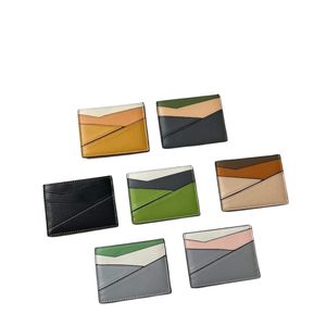 Herren Damen Kartenetui Puzzels Kartenetui Edge Pocket Kartenetui mit Unterschriftenbox und Staubbeutel