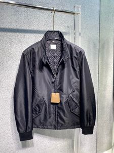 2023 가을 및 겨울 브랜드 남성 재킷 패션 스탠드 스탠드 고리 지퍼 디자인 잘 생긴 짧은 재킷 고품질 고급 디자이너 재킷