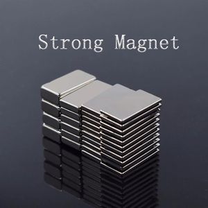 20pcs 20x10x2 blok NDFEB Neodymum Magnet N35 Super potężne imany stałe magnetyczne elementy mocujące i sprzętowe dostawy 233q