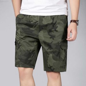 Men's Shorts 2022 New Camouflage Camo Cargo Shorts Men Casual Shorts Male Loose Work Shorts Man Military Short Pants Plus Size 5XL L230719