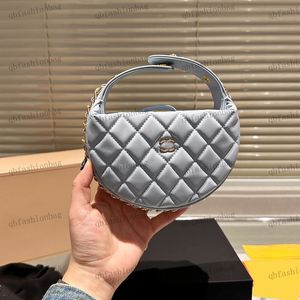 23s Mini Bolsa de Maquiagem Tote Couro Acolchoado Diamante Acolchoado Ouro Metálico Multi-Colorido Ao Ar Livre Portátil Multi-Funcional Mulheres Designer Bolsas de Ombro Bolsa de Moedas 12cm