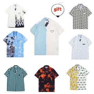 Men Designer Summer Shoort Sleeve Casual Shirts Fashion Loose Polos Beach Style Breathable Tshirts Tees Clothing Size M-3XL P Home 02