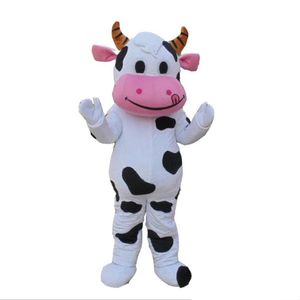 2018 Desconto fábrica PROFISSIONAL FAZENDA VACA LEITEIRA Mascote Traje fursuit Fancy Dress 207U