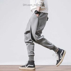 Herrbyxor herr joggers byxor baggy hip hop japanska mode streetwear män byxor casual koreansk street stil hajuku sweatpants homens z230719